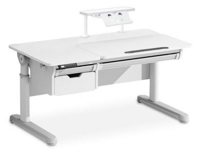 Стол с электроприводом Mealux Electro 730 WG + полка BD-S50 White