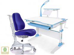 Комплект парта и кресло Mealux EVO-30 + Y-528 (с лампой) (дерево)